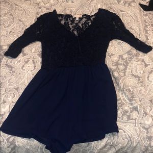 Gianni Bini navy romper